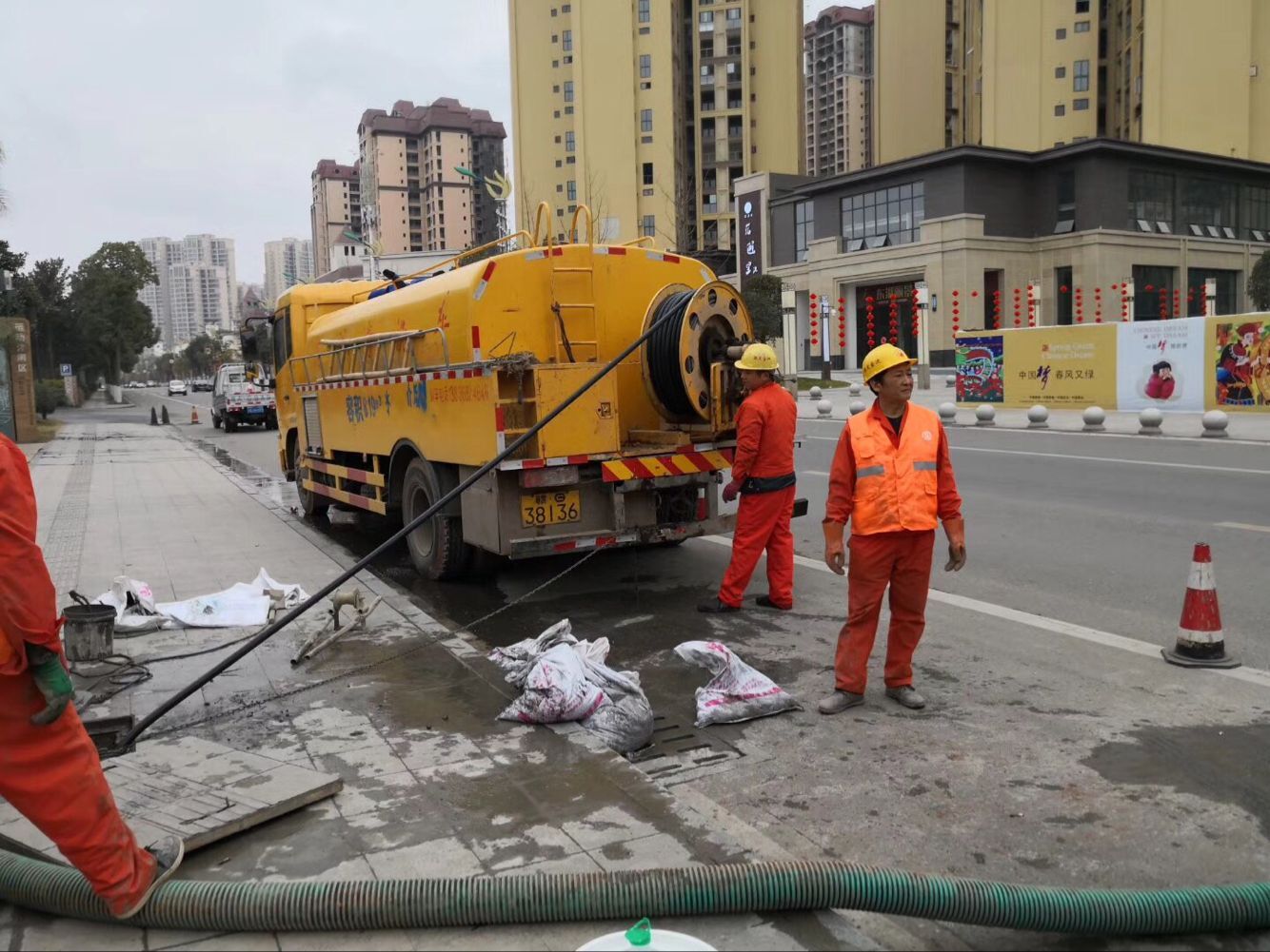 阳明排污管道清淤-管道清洗